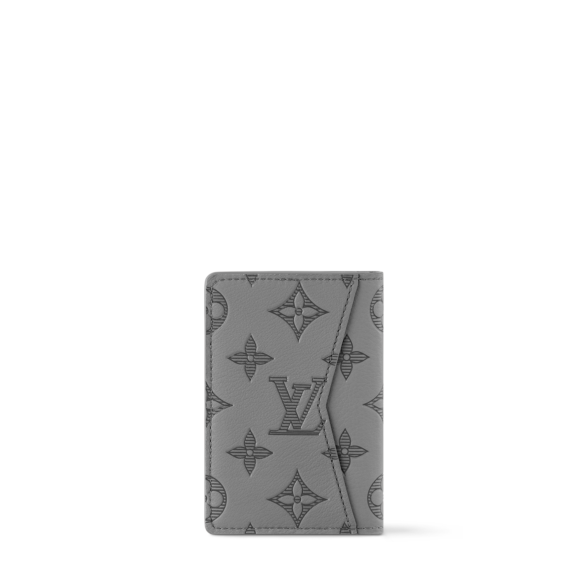 Pocket Organiser - Luxury Monogram Shadow Leather Grey | LOUIS VUITTON